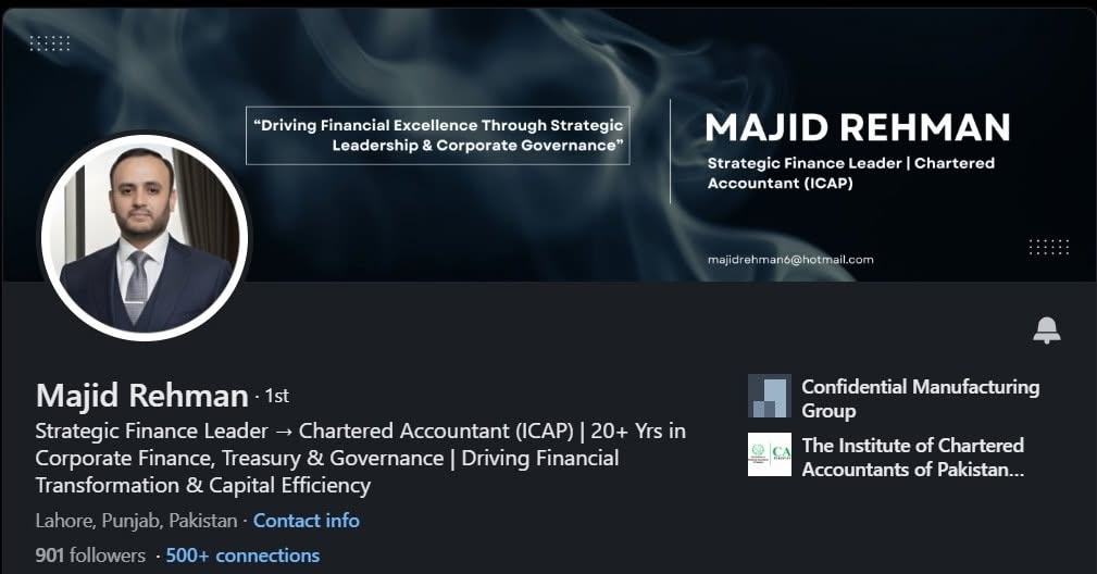 LinkedIn Profile Sample 2